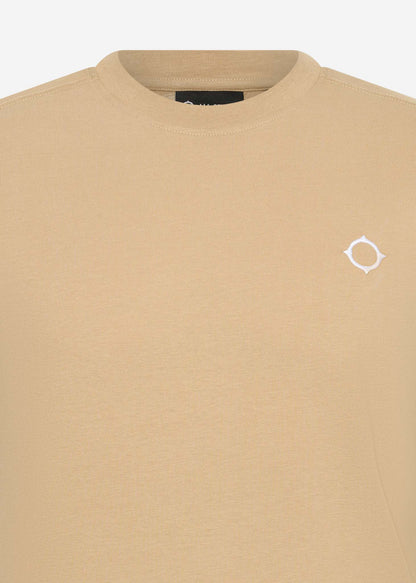 MA.Strum T-shirts  SS icon tee - sand 