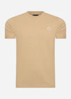 MA.Strum T-shirts  SS icon tee - sand 