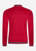 Ellesse Vesten  Tommie track top - dark red 