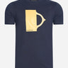 MA.Strum T-shirts  Block print logo tee - ink navy 