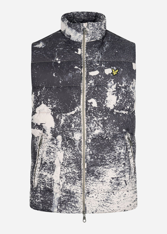 Lyle & Scott Bodywarmers  Erosion print gilet - cove 