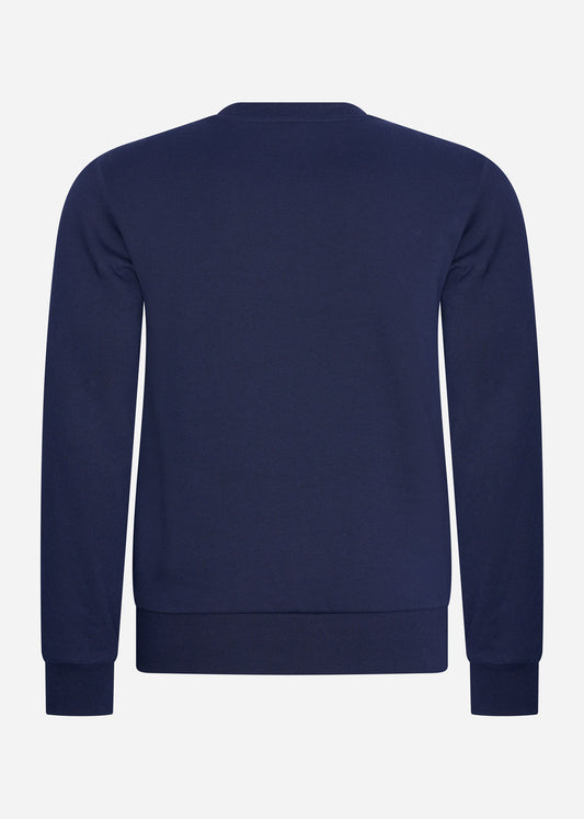 lacoste sweater navy blue