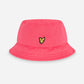 Cotton twill bucket hat - electric pink - Lyle & Scott