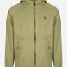 Lyle & Scott Jassen  Garment dyed zip through jacket - seaweed