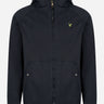 Lyle & Scott Jassen  Garment dyed zip through jacket - dark navy