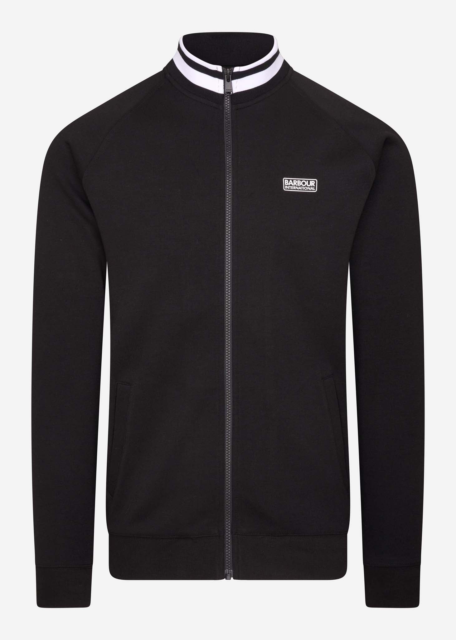 Barbour International Vesten  Radius raglan zip thru - black 