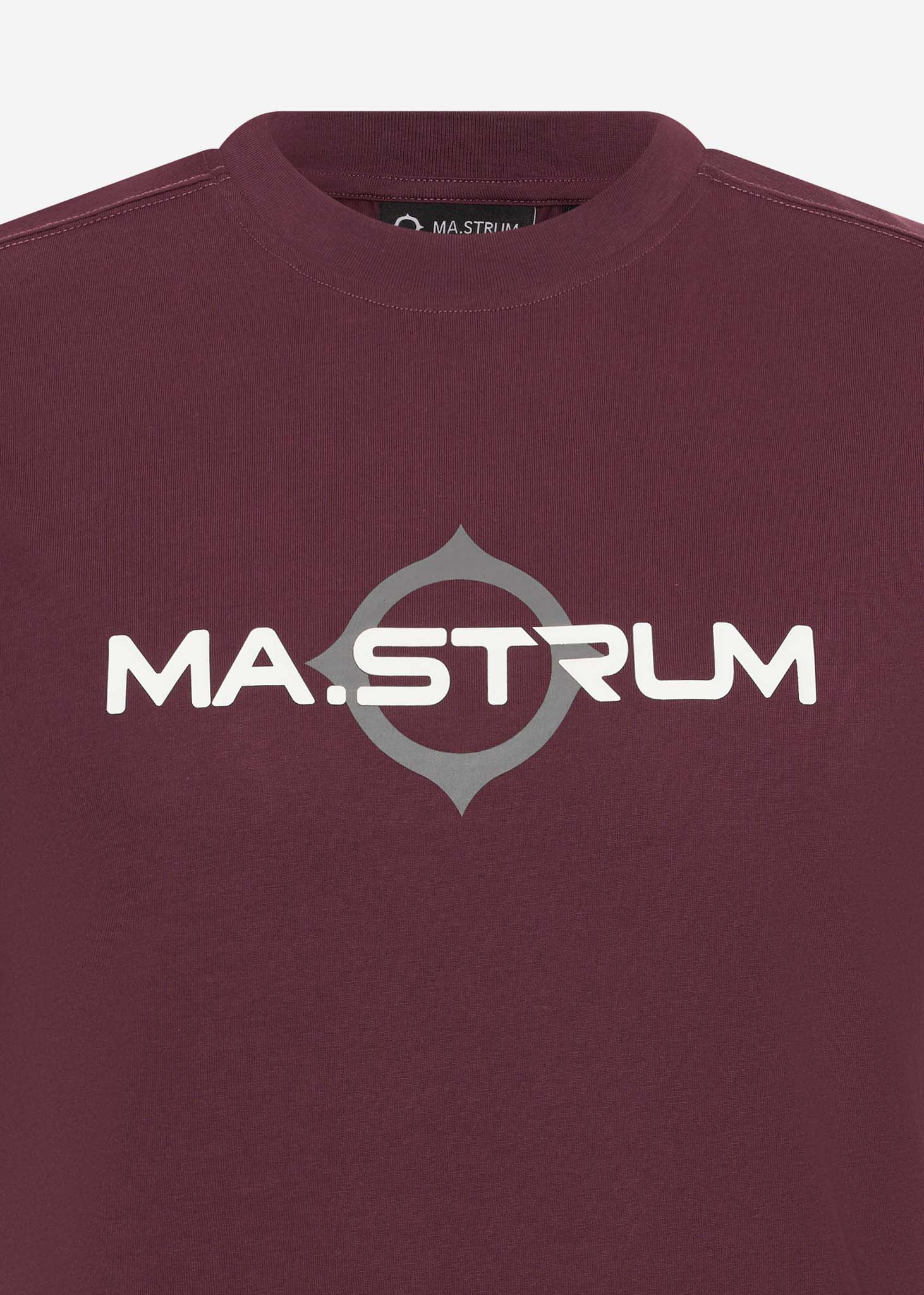 mastrum t-shirt burgundy red