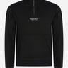 Marshall Artist Truien  Siren 1/4 zip sweat - black 