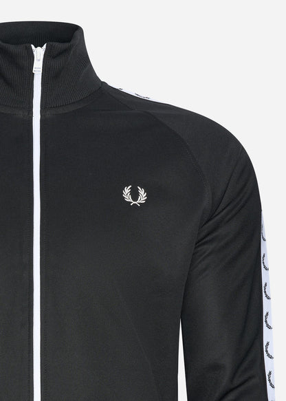 Fred Perry Vesten  Taped track jacket - black 