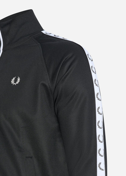 Fred Perry Vesten  Taped track jacket - black 