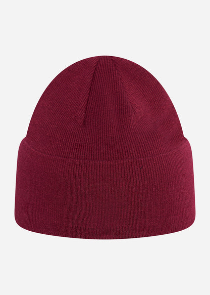 Lyle & Scott Mutsen  Beanie - burgundy 