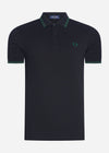 Fred Perry Polo's  Twin tipped fred perry shirt - black ivy 