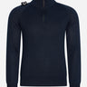 MA.Strum Truien  Quarter zip knit - ink navy 