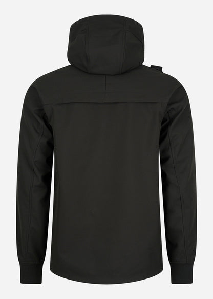 MA.Strum Jassen  Softshell hooded jacket - jet black 