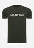 MA.Strum T-shirts  SS logo print tee - oil slick 