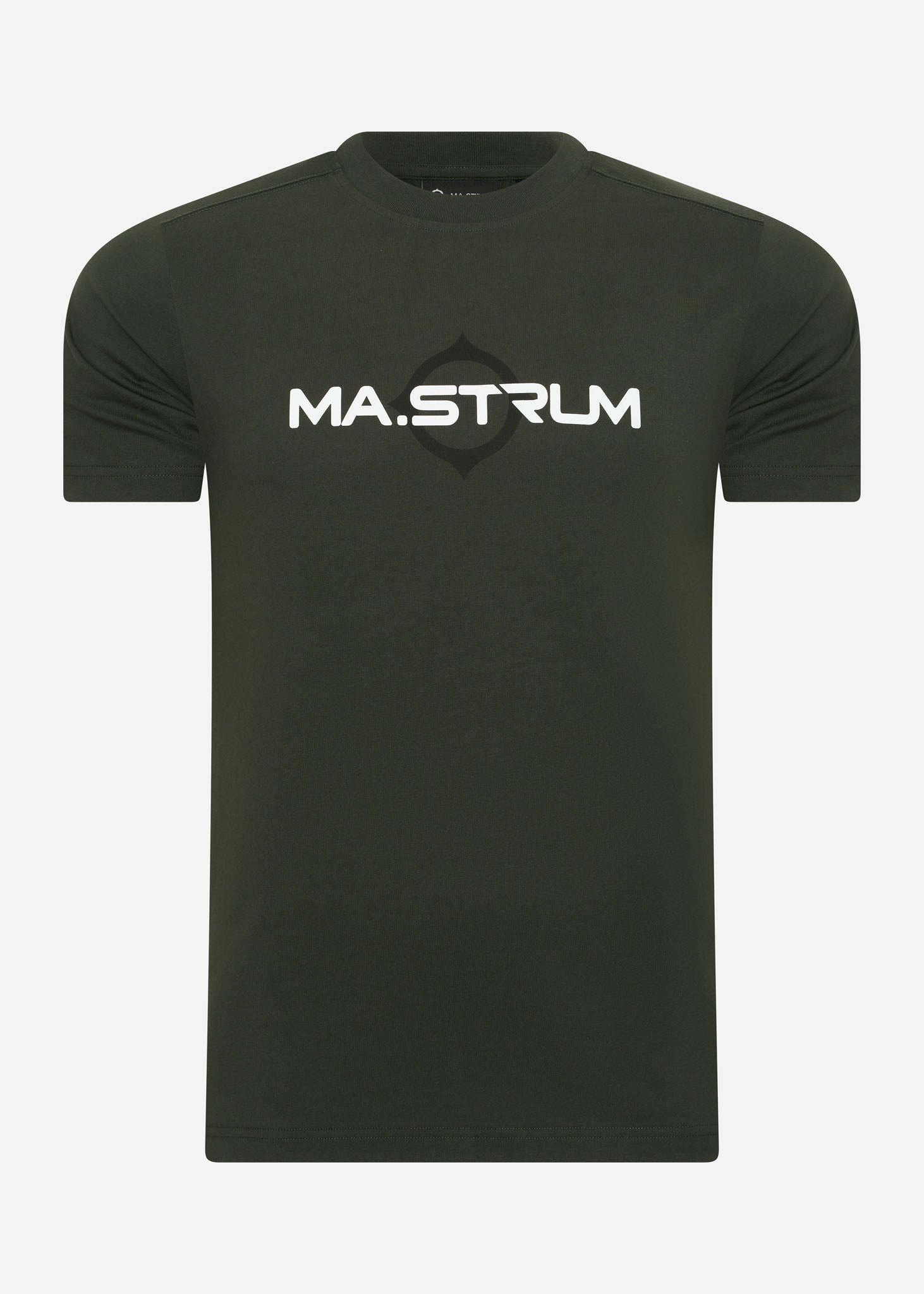 MA.Strum T-shirts  SS logo print tee - oil slick 