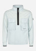 Marshall Artist Overshirts  Krinkle nylon half zip - dolphin grey 