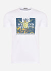 Weekend Offender T-shirts  Leo gregory - white 