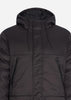 Lyle & Scott Jassen  Long line internal padded jacket - jet black 