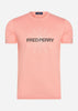 Fred Perry T-shirts  Fred perry graphic t-shirt - pink peach 