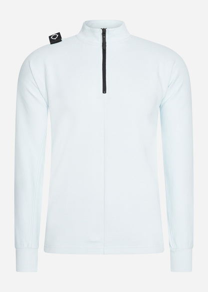 MA.Strum Truien  Dfp funnel neck zip top - illusion blue 