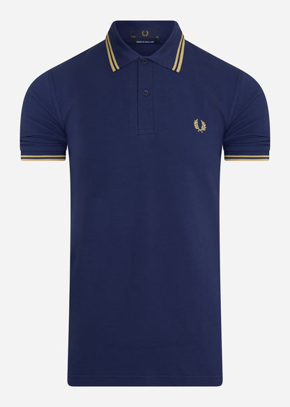 Fred Perry Polo's  Twin tipped fred perry shirt - french navy 