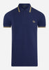 Fred Perry Polo's  Twin tipped fred perry shirt - french navy 