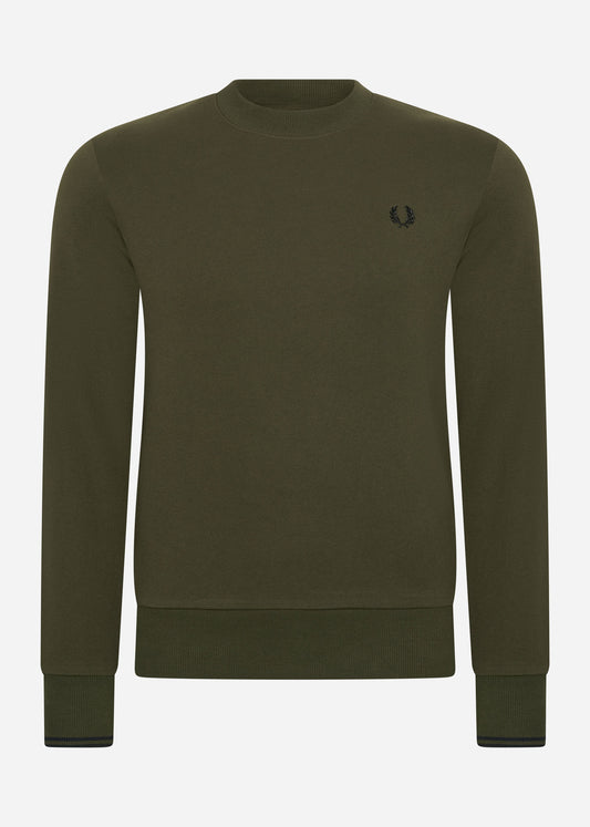 fred perry trui groen donker 