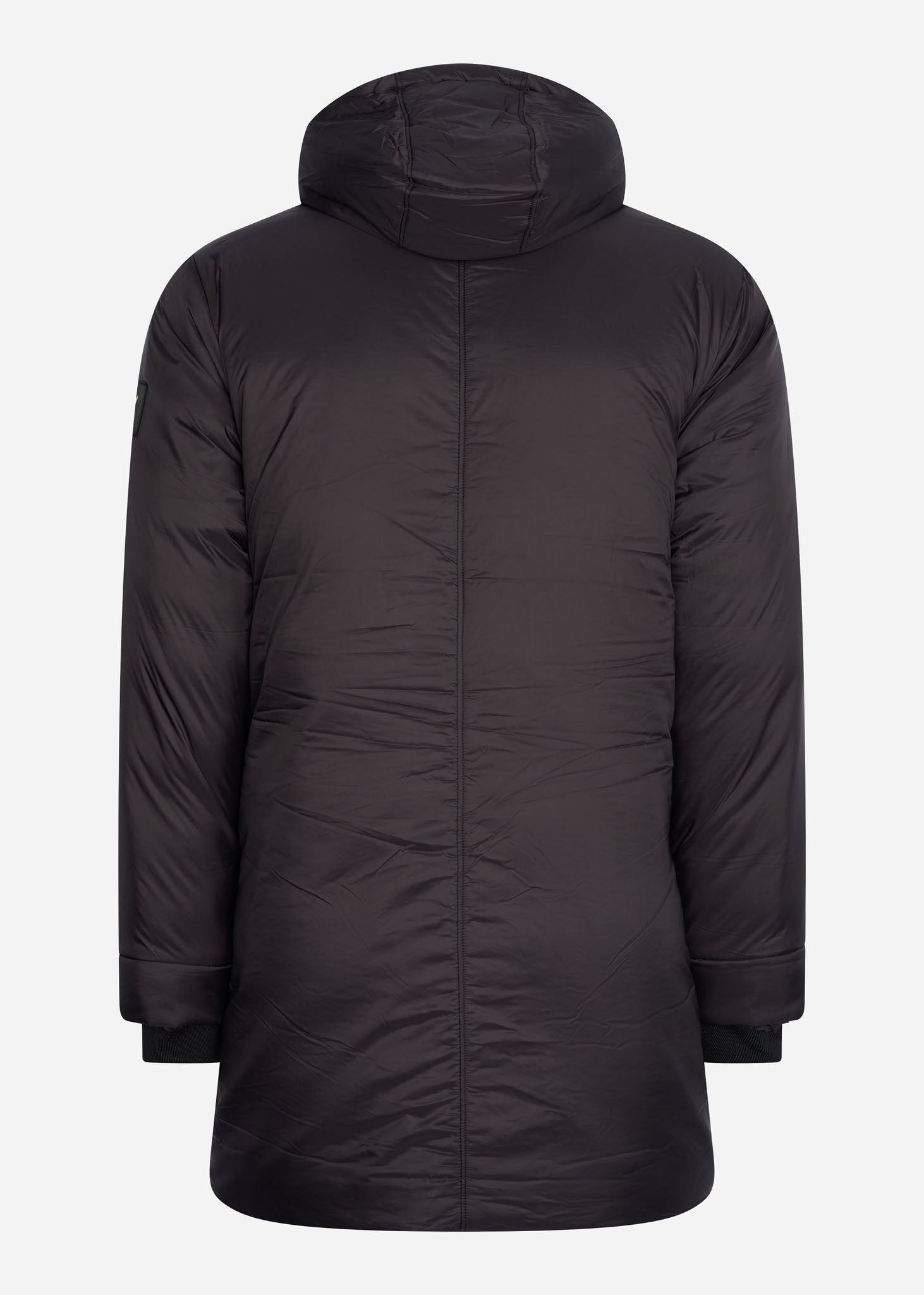 Lyle & Scott Jassen  Long line internal padded jacket - jet black 