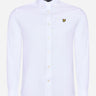 Lyle & Scott Overhemden  Cotton linen shirt - white 
