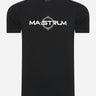 MA.Strum T-shirts  SS logo print tee - jet black 