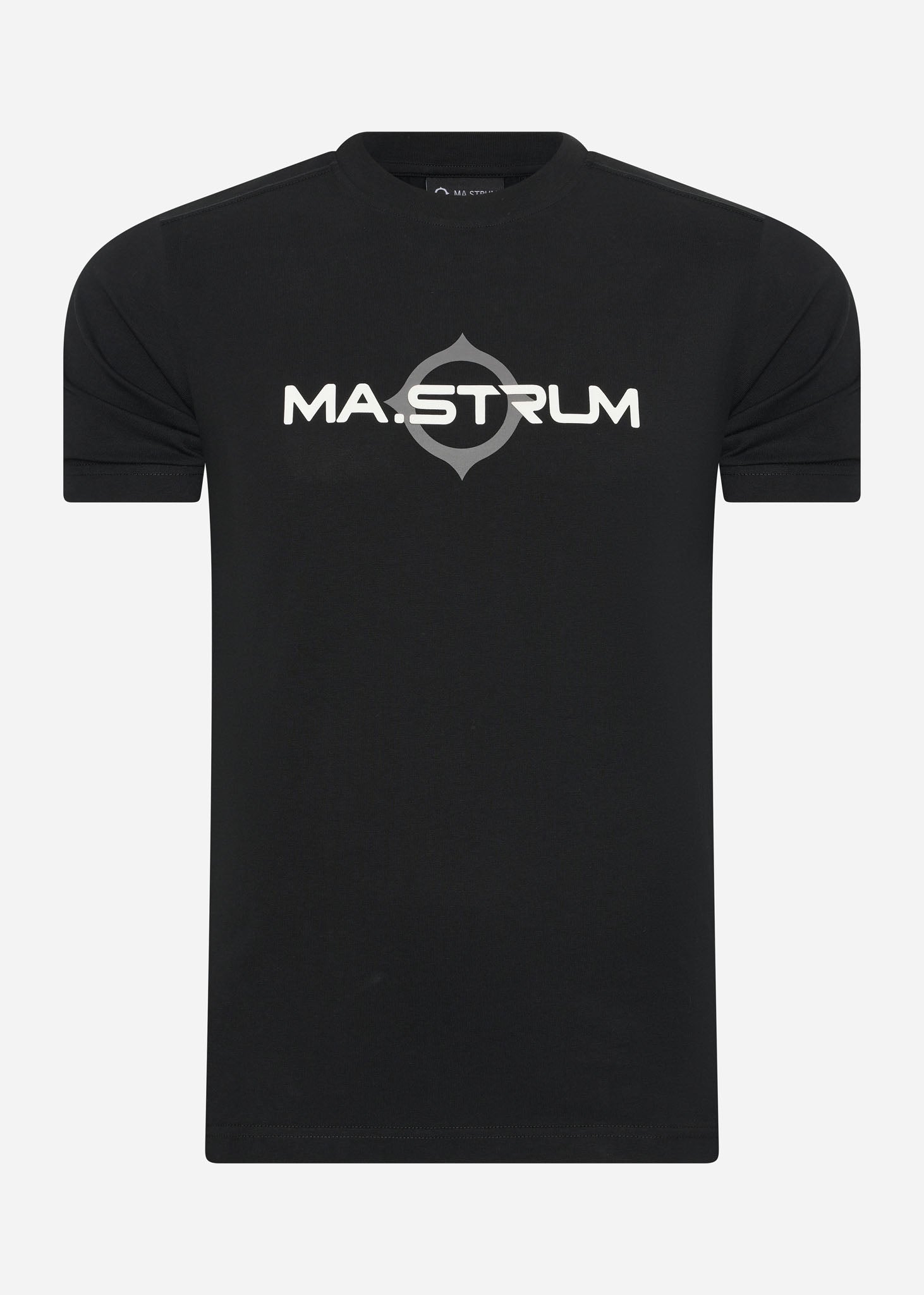 MA.Strum T-shirts  SS logo print tee - jet black 