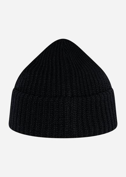 Lyle & Scott Mutsen  Casuals fisherman beanie - jet black 