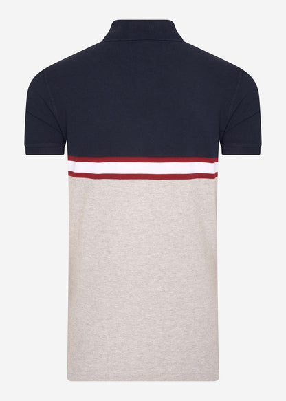 Barbour Polo's  Block colour polo - navy 