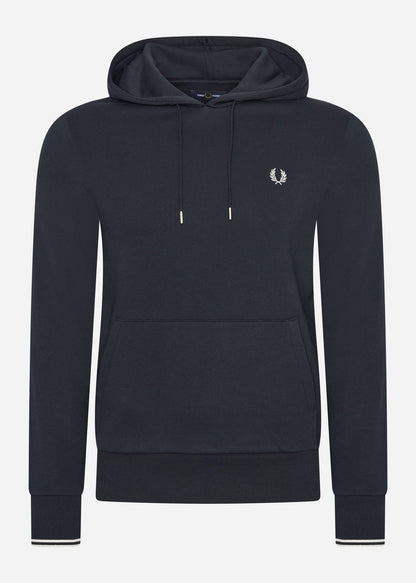 Fred Perry Hoodies  Tipped hooded sweatshirt - navy 