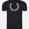 Fred Perry Polo's  Back graphic polo shirt - black 