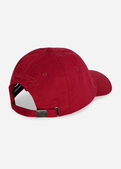 Lyle & Scott Petten  Baseball cap - tunnel red 