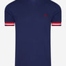 Fred Perry T-shirts  Abstract cuff t-shirt - french navy 