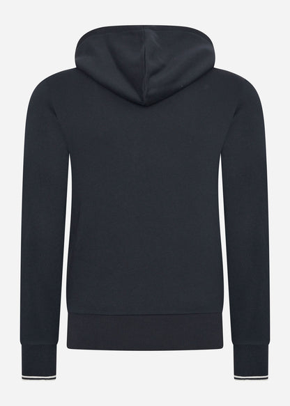 Fred Perry Hoodies  Tipped hooded sweatshirt - navy 