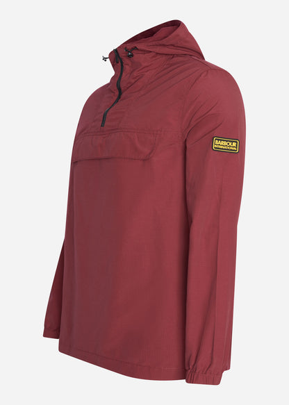 Barbour International Jassen  Orbit pop over - wine 