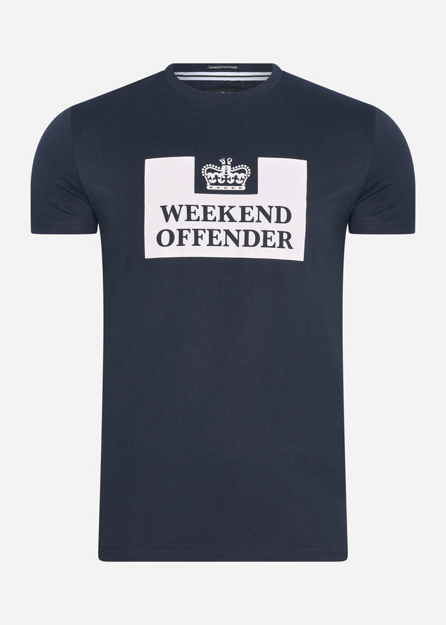 Weekend Offender T-shirts Prison t-shirt - navy