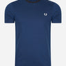 Fred Perry T-shirts  Fine stripe t-shirt - shaded cobalt navy 