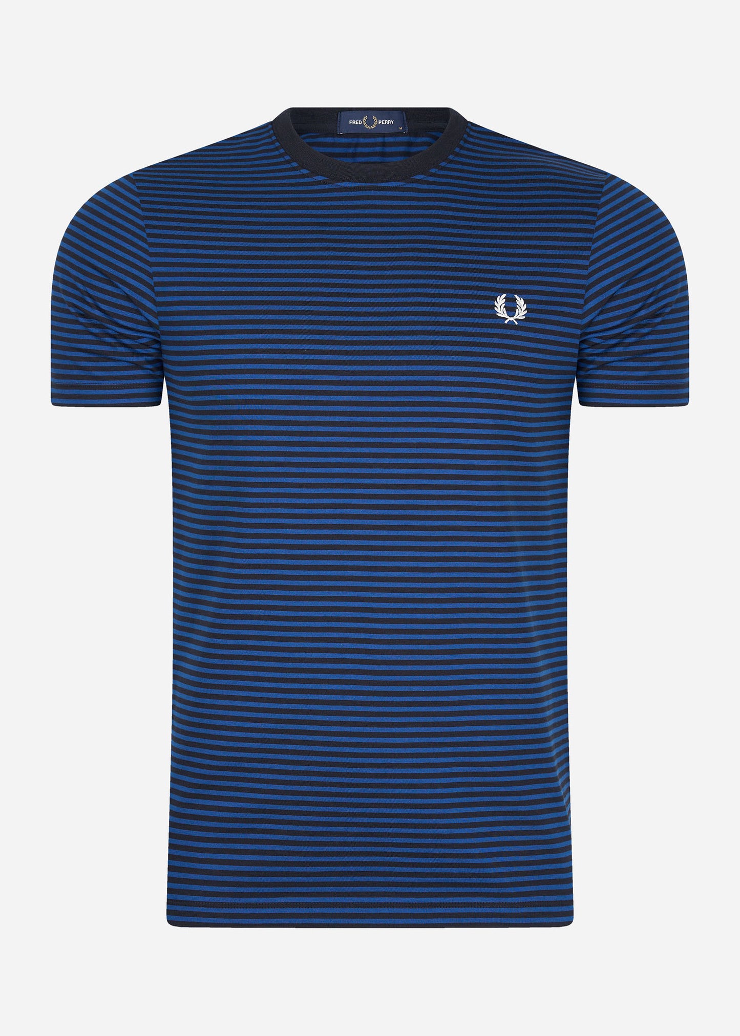 Fred Perry T-shirts  Fine stripe t-shirt - shaded cobalt navy 