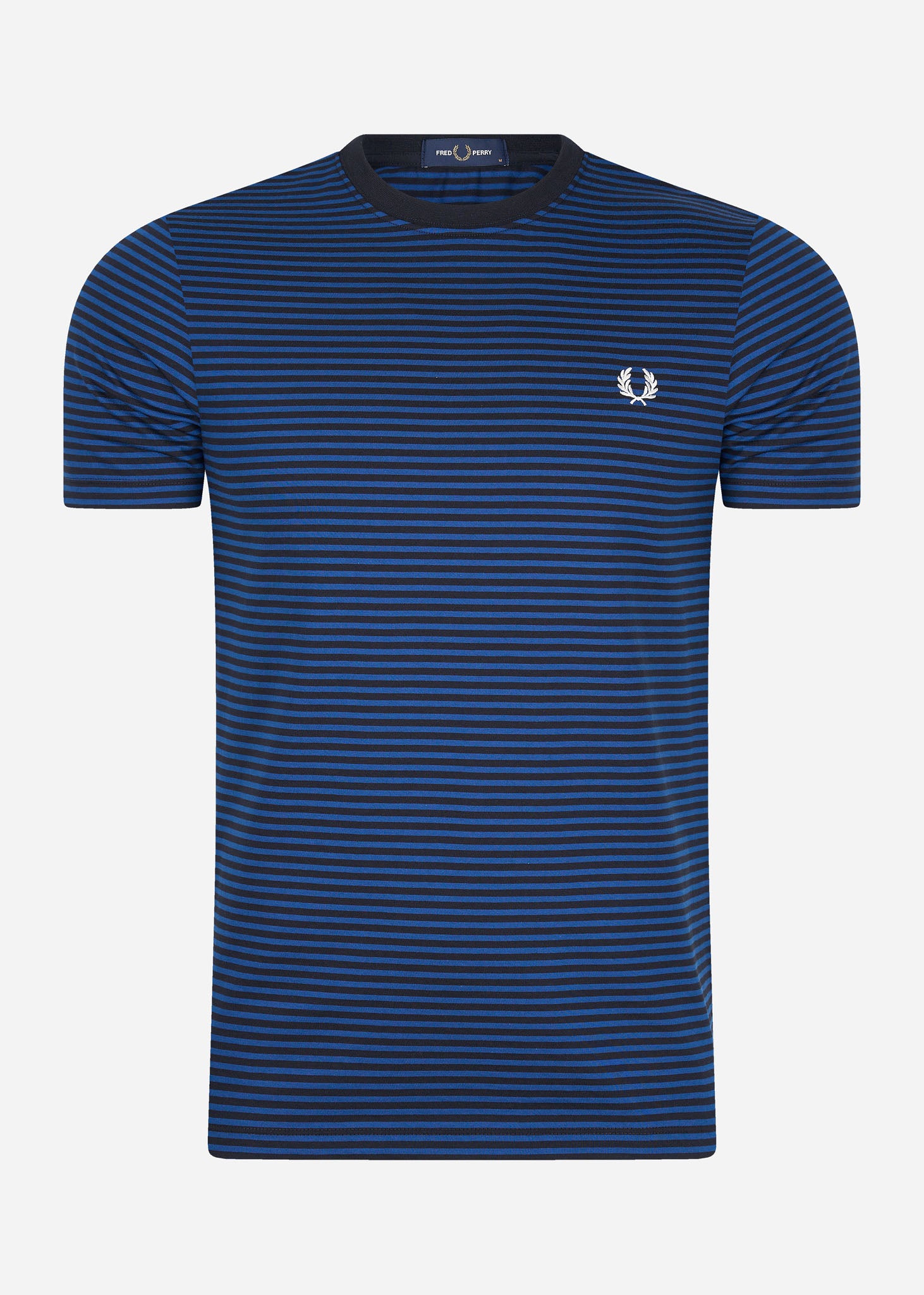 Fred Perry T-shirts  Fine stripe t-shirt - shaded cobalt navy 