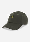 Lyle & Scott Petten  Seersucker baseball cap - seaweed 