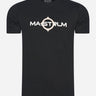MA.Strum T-shirts  SS logo print tee - jet black 