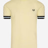 Fred Perry T-shirts  Abstract cuff t-shirt - lemon sorbet 