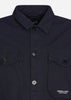 Marshall Artist Overshirts  Cotton ripstop overshirt - navy 