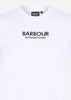 Barbour International T-shirts  Formula tee - white 