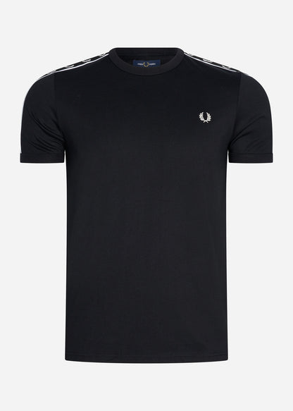 Fred Perry T-shirts  Taped ringer t-shirt - black black 